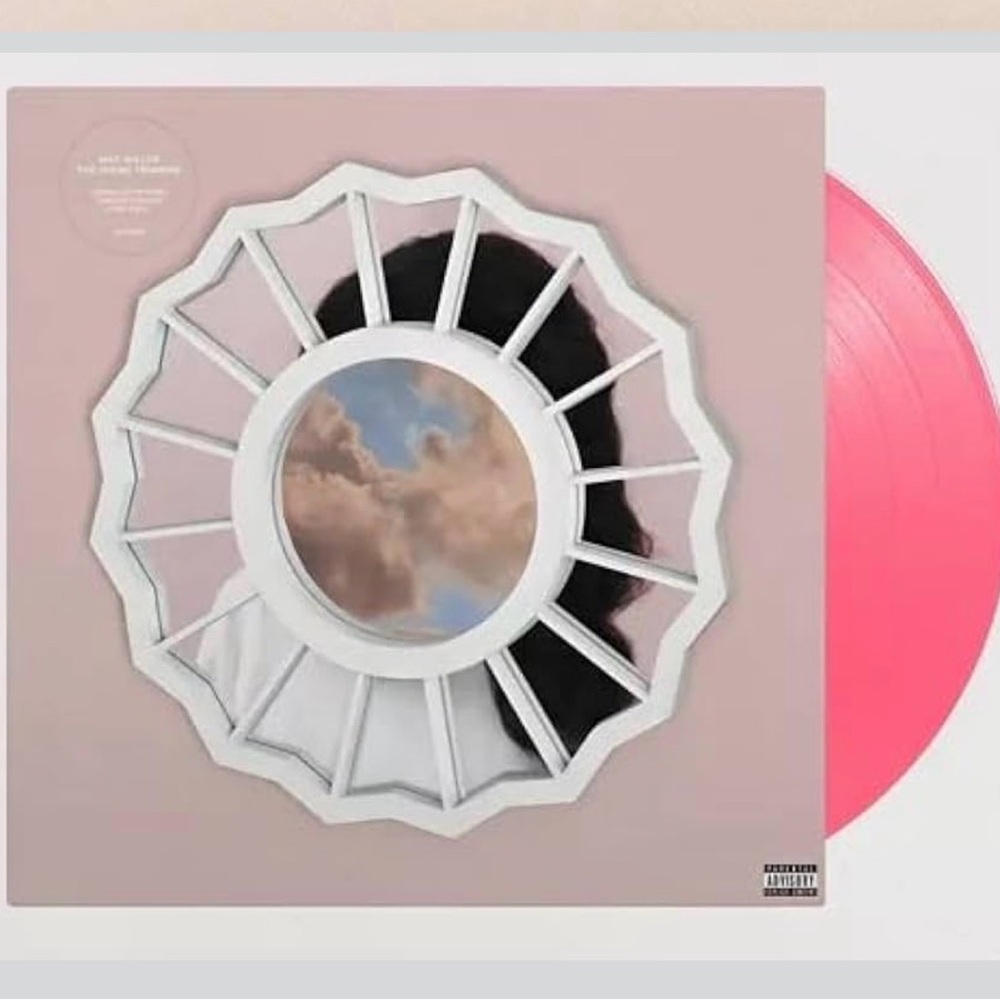 Pink Vinyl Record with Unique Cover Art